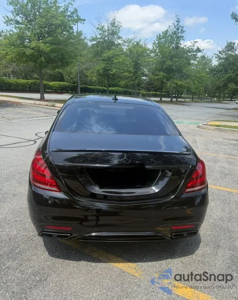 2015 Mercedes-Benz S 550 4Matic из США, поврежденный, VIN WDDUG8FB3FA161374